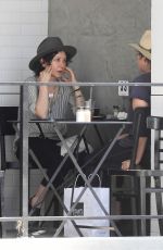 SARA GILBERT Out for Lunch with a Friend in Los Angeles 08/01/2022