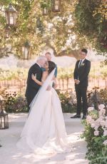 SARAH HYLAND - California Vineyard Wedding for Vogue, August 2022
