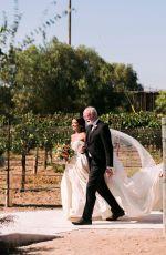 SARAH HYLAND - California Vineyard Wedding for Vogue, August 2022