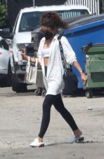 SARAH HYLAND Leaves Pilates Session in West Hollywood 08/03/2022