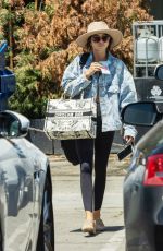 SARAH HYLAND Leawes Workout on a Hot Day in West Hollywood 08/15/2022
