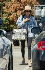 SARAH HYLAND Leawes Workout on a Hot Day in West Hollywood 08/15/2022