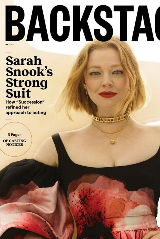 SARAH SNOOK for Backstage Magazine, 2022