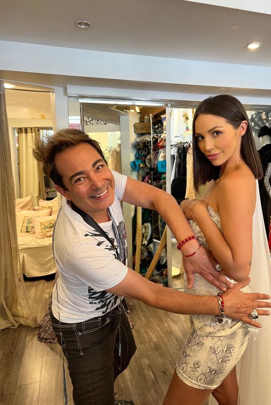 SCHEANA SHAY Gets Fitted for Her Wedding Dress in Beverly Hills 07/27/2022