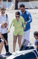 SELENA GOMEZ and Andrea Iervolino on a Boat in Positano 08/06/2022