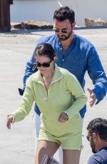 SELENA GOMEZ and Andrea Iervolino on a Boat in Positano 08/06/2022