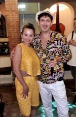 SELENA GOMEZ and SOFIA CARSON at Tavern Anema e Core with Owner Gianluigi Lembo in Capri 08/03/2022
