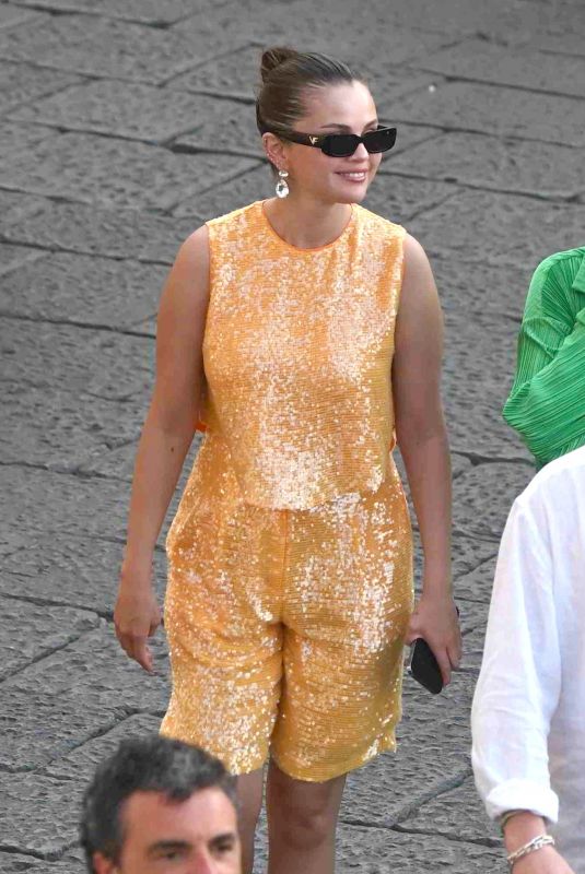 SELENA GOMEZ Out and About in Capri 08/04/2022