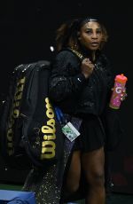 SERENA WILLIAMS Arrives on the Court at 2022 US Open Tennis in Flushing Queens 08/29/2022