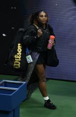 SERENA WILLIAMS Arrives on the Court at 2022 US Open Tennis in Flushing Queens 08/29/2022