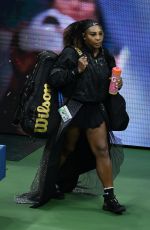 SERENA WILLIAMS Arrives on the Court at 2022 US Open Tennis in Flushing Queens 08/29/2022