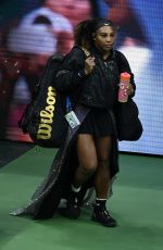 SERENA WILLIAMS Arrives on the Court at 2022 US Open Tennis in Flushing Queens 08/29/2022