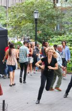 SHANTEL VANSANTEN on the Set of FBI TV Series in New York 08/02/2022