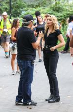 SHANTEL VANSANTEN on the Set of FBI TV Series in New York 08/02/2022