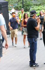SHANTEL VANSANTEN on the Set of FBI TV Series in New York 08/02/2022