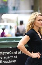 SHANTEL VANSANTEN on the Set of FBI TV Series in New York 08/02/2022