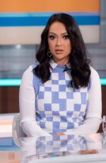 SHARON GAFFKA at Good Morning Britain TV Show in London 08/19/2022