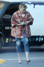 SHARON STONE Out and About in Beverly Hills 08/10/2022