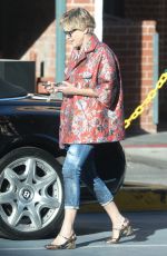 SHARON STONE Out and About in Beverly Hills 08/10/2022