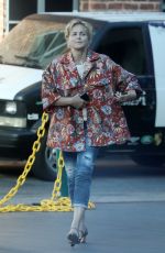 SHARON STONE Out and About in Beverly Hills 08/10/2022