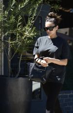 SHAY MITCHELL Leaves a Skincare Clinic in Los Angeles 08/12/2022