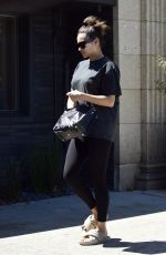 SHAY MITCHELL Leaves a Skincare Clinic in Los Angeles 08/12/2022