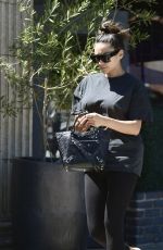 SHAY MITCHELL Leaves a Skincare Clinic in Los Angeles 08/12/2022