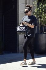 SHAY MITCHELL Leaves a Skincare Clinic in Los Angeles 08/12/2022