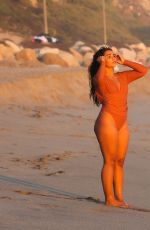 SIENNA GOMEZ in Swimsuit at a Photoshoot in Malibu 08/05/2022