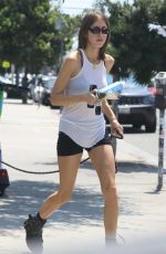 SIMI KHADRA Out with Her Dog in Los Angeles 08/03/2022
