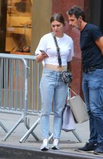 SIMONA HALEP and Patrick Mouratoglou Out Shopping in New York 08/19/2022