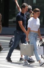 SIMONA HALEP and Patrick Mouratoglou Out Shopping in New York 08/19/2022