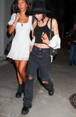 SOFIA BOUTELLA Out for Dinner with Friend at Craig