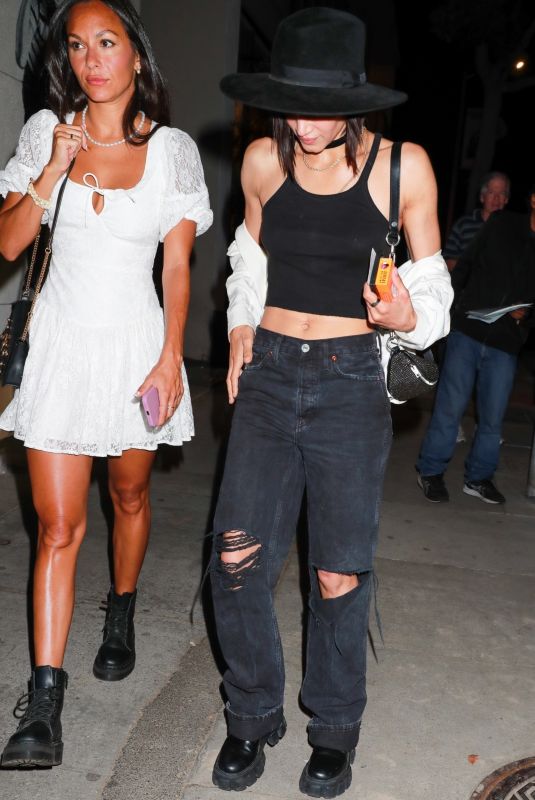 SOFIA BOUTELLA Out for Dinner with Friend at Craig