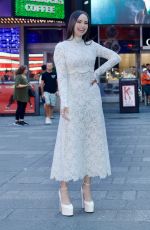 SOFIA CARSON Visits Billboard for Her Purple Hearts Movie at Times Square 08/08/2022
