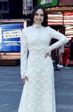SOFIA CARSON Visits Billboard for Her Purple Hearts Movie at Times Square 08/08/2022
