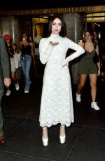 SOFIA CARSON Visits Billboard for Her Purple Hearts Movie at Times Square 08/08/2022