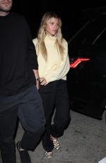 SOFIA RICHIE and Elliot Grainge Out for Dinner at Giorgio Baldi in Santa Monica 08/12/2022