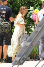 SOFIA VERGARA Arrives on the Set of America