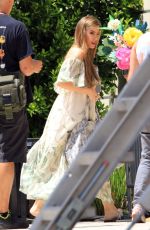 SOFIA VERGARA Arrives on the Set of America