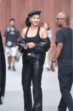 SOFIA WYLIE on the Set of a Photoshoot in New York 08/16/2022