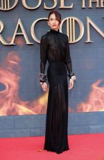 SONOYA MIZUNO at The House of the Dragon Premiere in London 08/15/2022