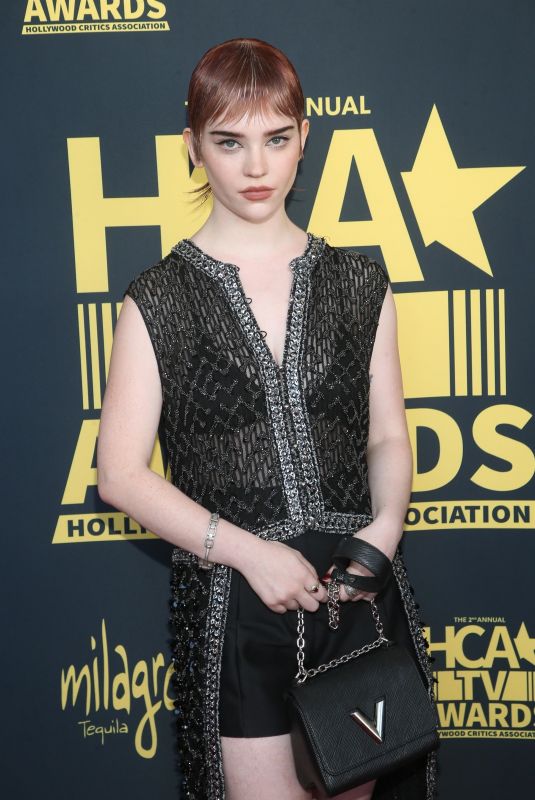 SOPHIE THATCHER at 2nd Annual HCA TV Aards in Los Angeles 08/13/2022