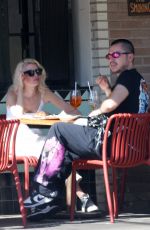 STELLA MAXWELL Put on Early Dinner with a Friend at Little Dom