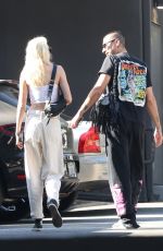 STELLA MAXWELL Put on Early Dinner with a Friend at Little Dom