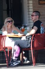 STELLA MAXWELL Put on Early Dinner with a Friend at Little Dom