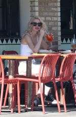 STELLA MAXWELL Put on Early Dinner with a Friend at Little Dom