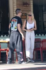 STELLA MAXWELL Put on Early Dinner with a Friend at Little Dom