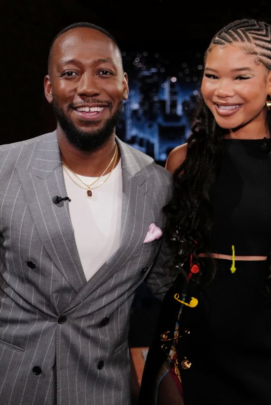 STORM REID at Jimmy Kimmel Live 08/23/2022
