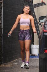 STORM REID Leaves a Gym in Los Angeles 08/22/2022